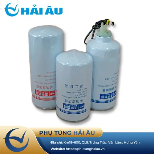 Lọc nhớt + lọc dầu xe Tải Thùng 330-350